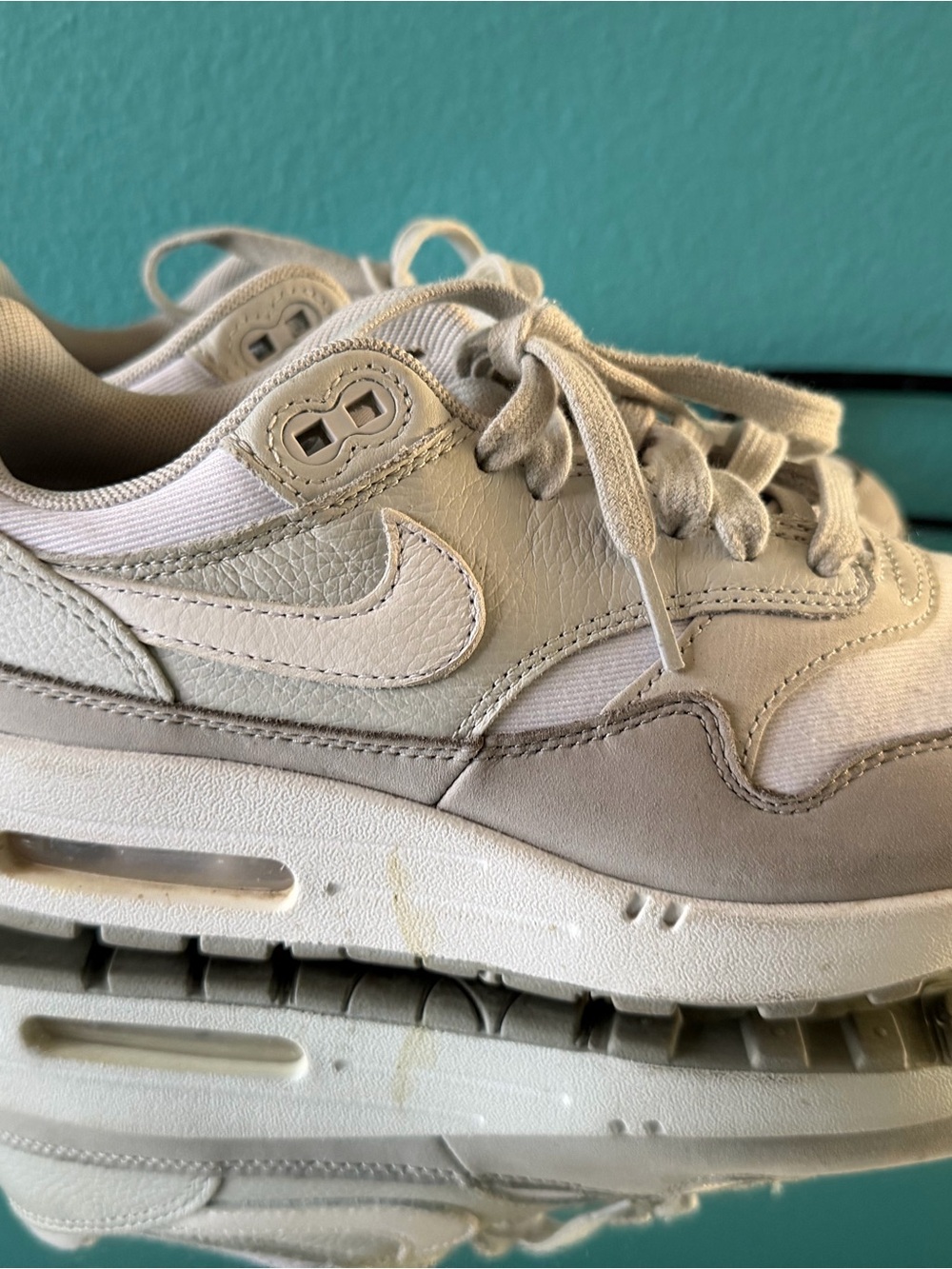 Nike Air Max 1 87 Lx Nbhd Womens Fashion Trainers in Photon Dust